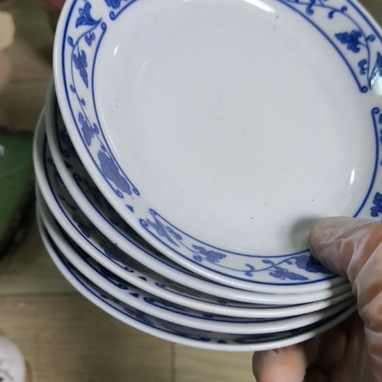 瓷片磁州窑五厂盘碗壶杯有瑕疵