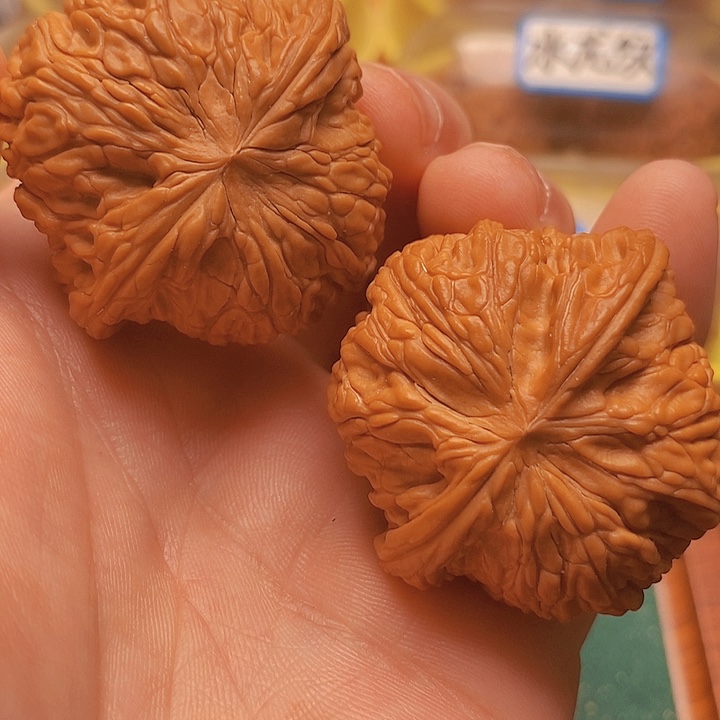 文玩核桃把件44全品大磨盘