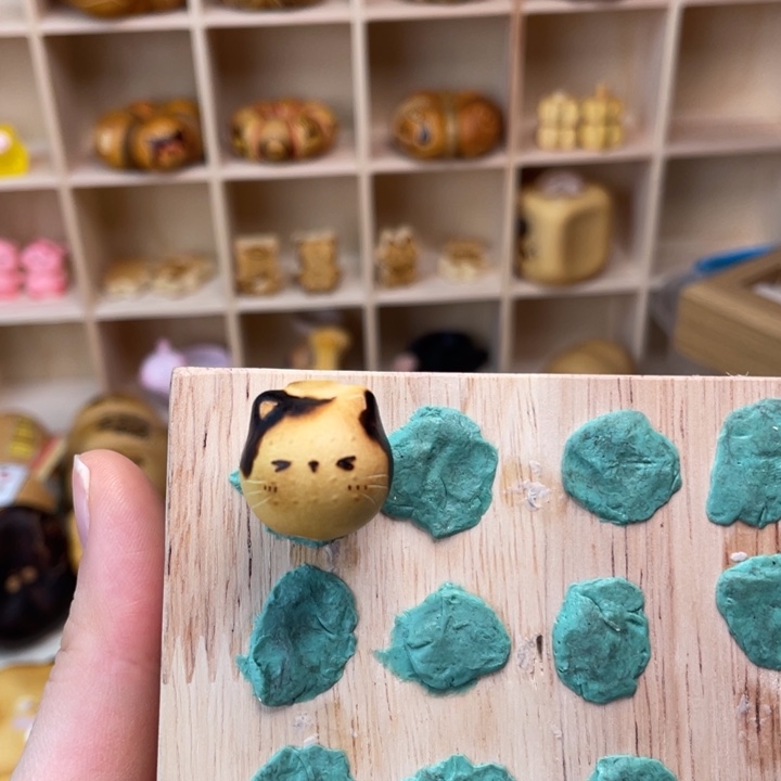 葫芦猫猫头配饰提溜