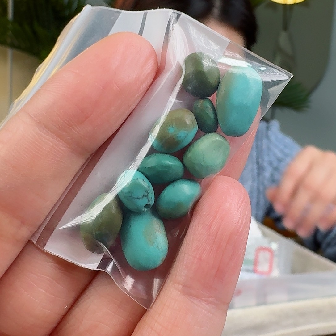 绿松石珠宝奇石未镶嵌
