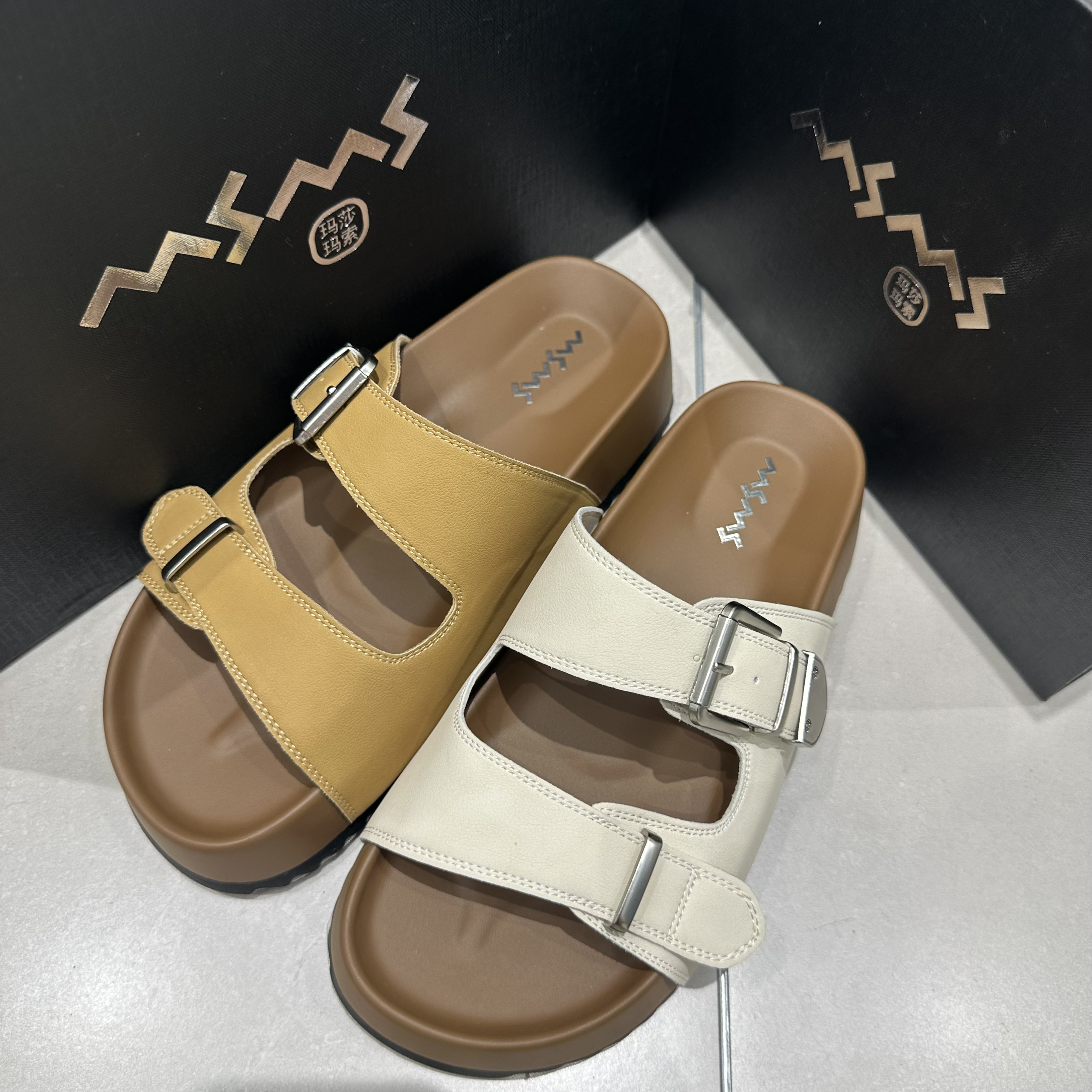 【玛莎玛索】37-256#夏日新款 一字拖 修面 防滑舒适