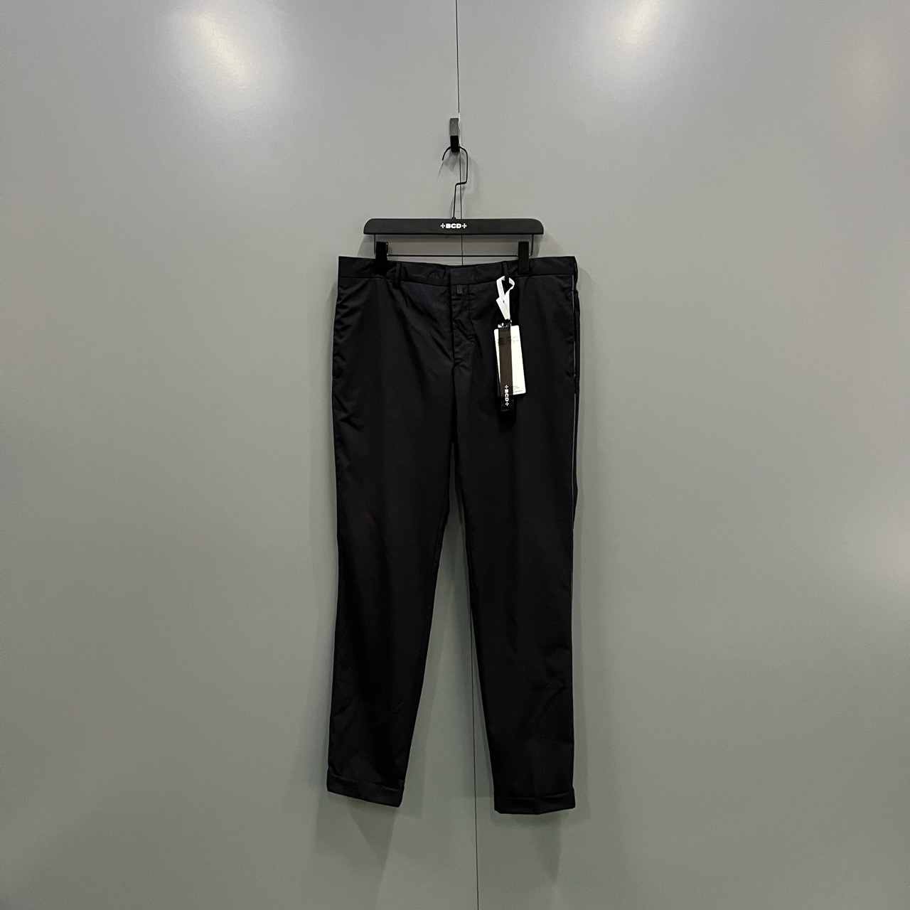 95新 Prada/普拉达 （ll）黑色西裤 52码/95新011228纽扣换过