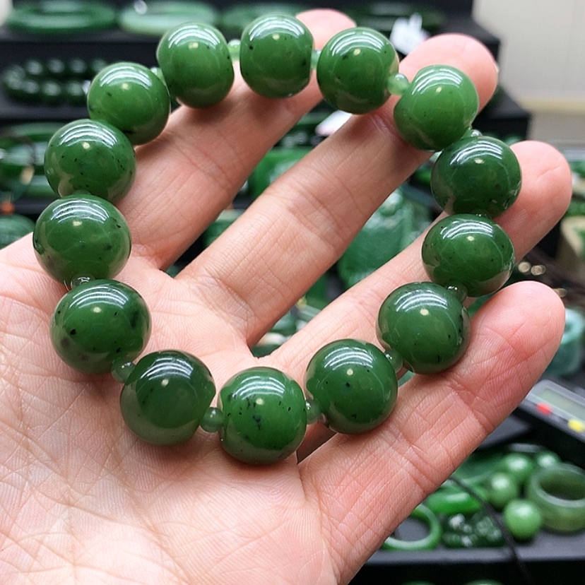 【闪购商品】和田玉（碧玉）手链未镶嵌