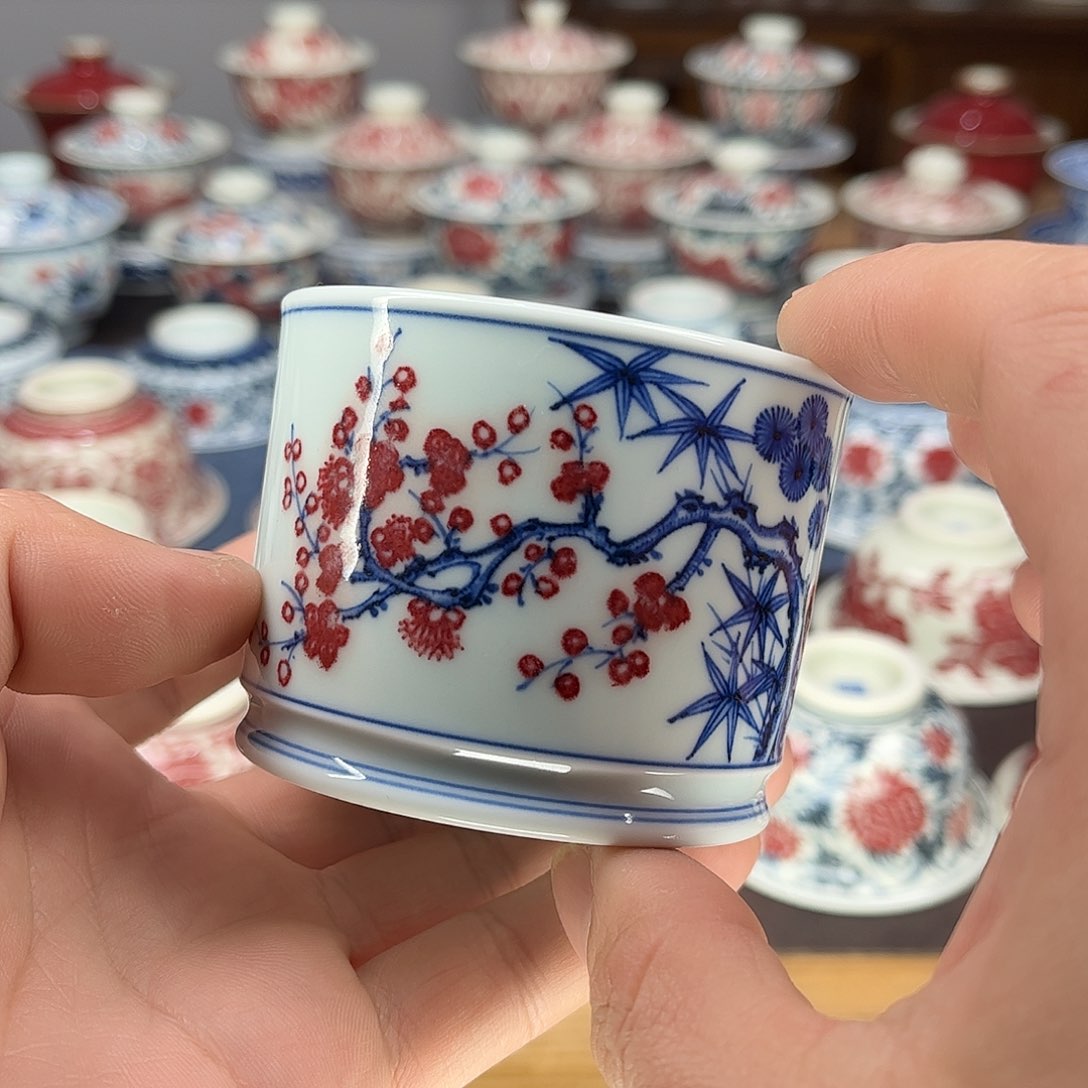 景德镇陶瓷青花釉里红