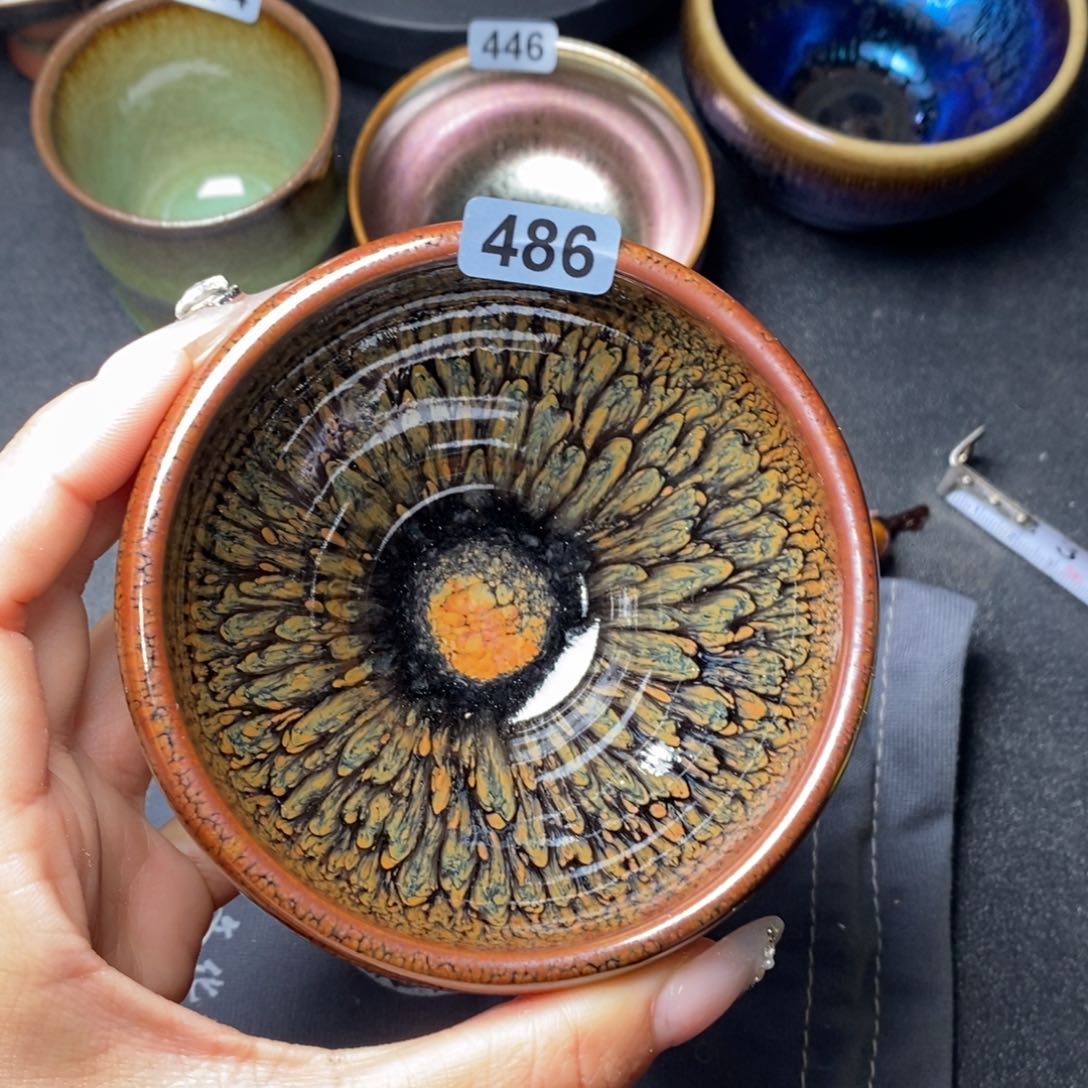 茶盏建窑建盏主人杯486