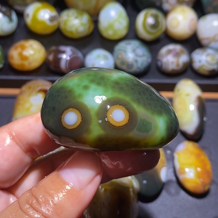 未镶嵌玛瑙/玉髓珠宝半成品108