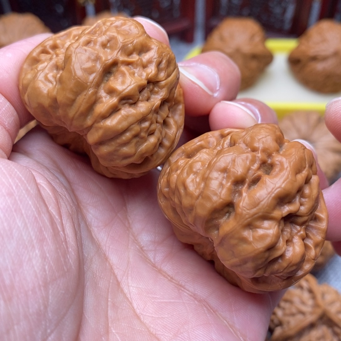 文玩核桃把件毕业精品延庆开背肌肉蛙边肚同尺40尺