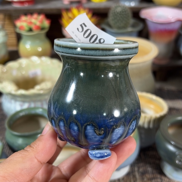 口5高7 手工花盆满30包邮