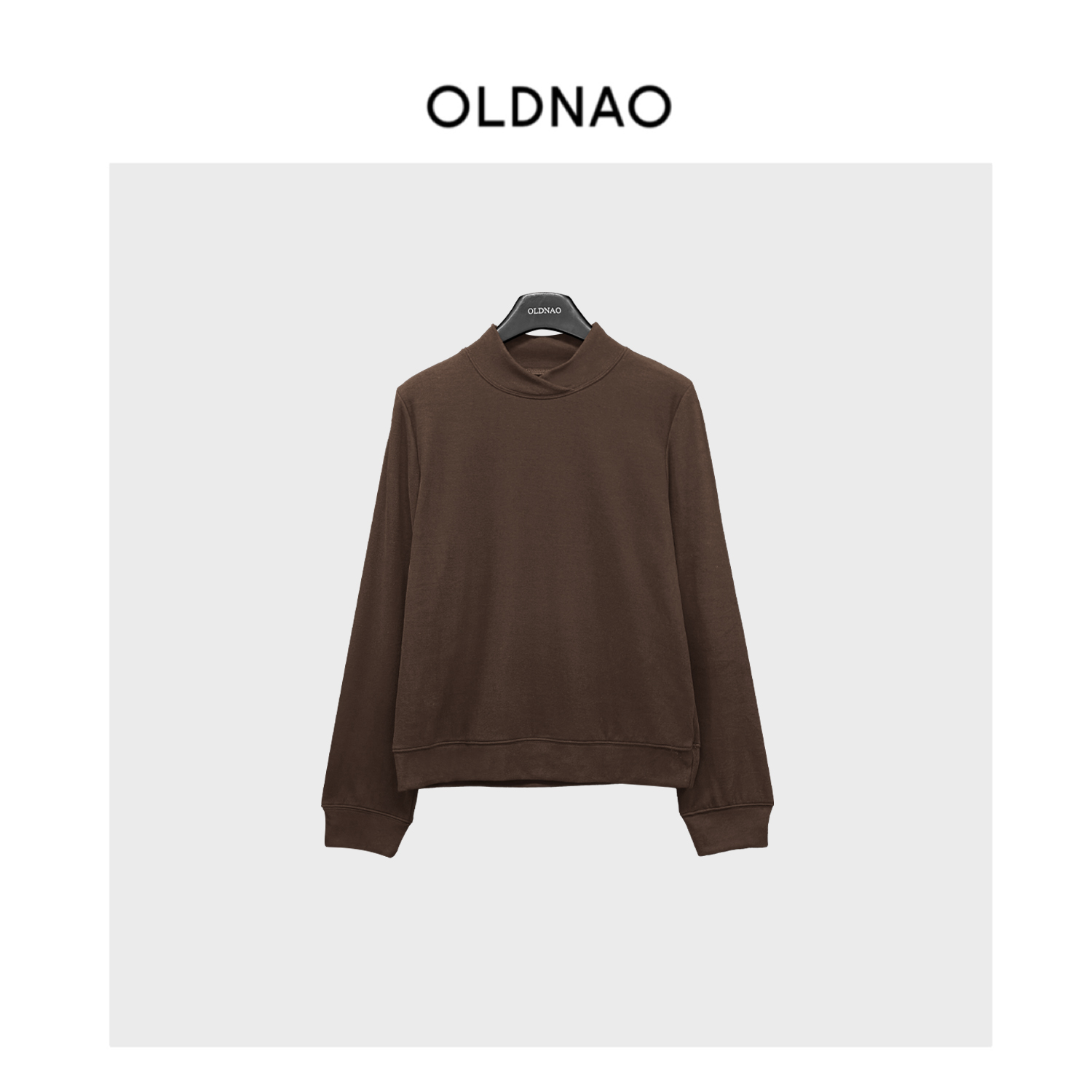 【OLDNAO】品牌订单线软糯薄绒磨毛和尚领打底-SQ-1677