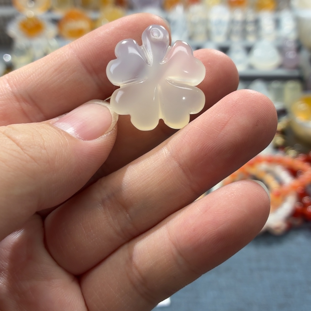玛瑙/玉髓未镶嵌吊坠(不含链)