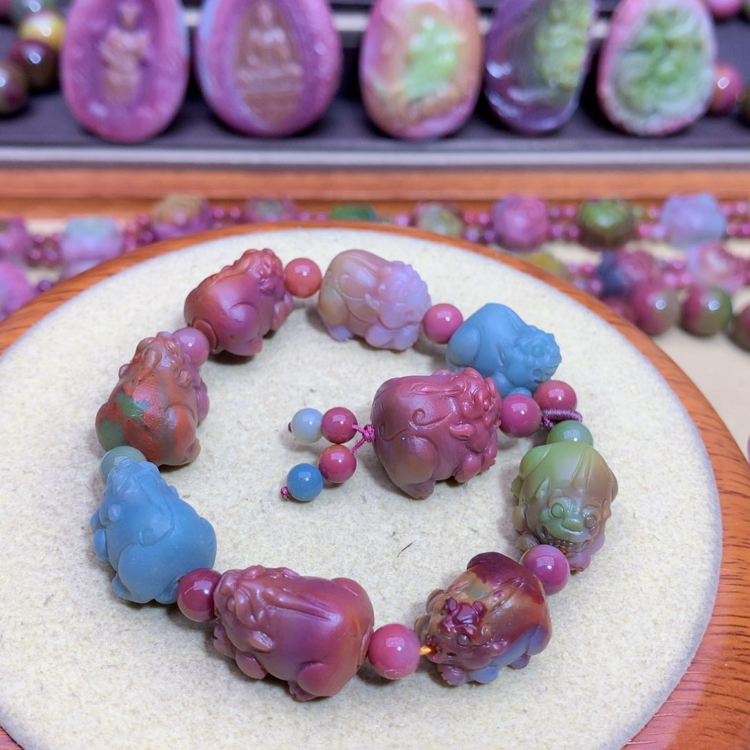 玛瑙手链未镶嵌盐源