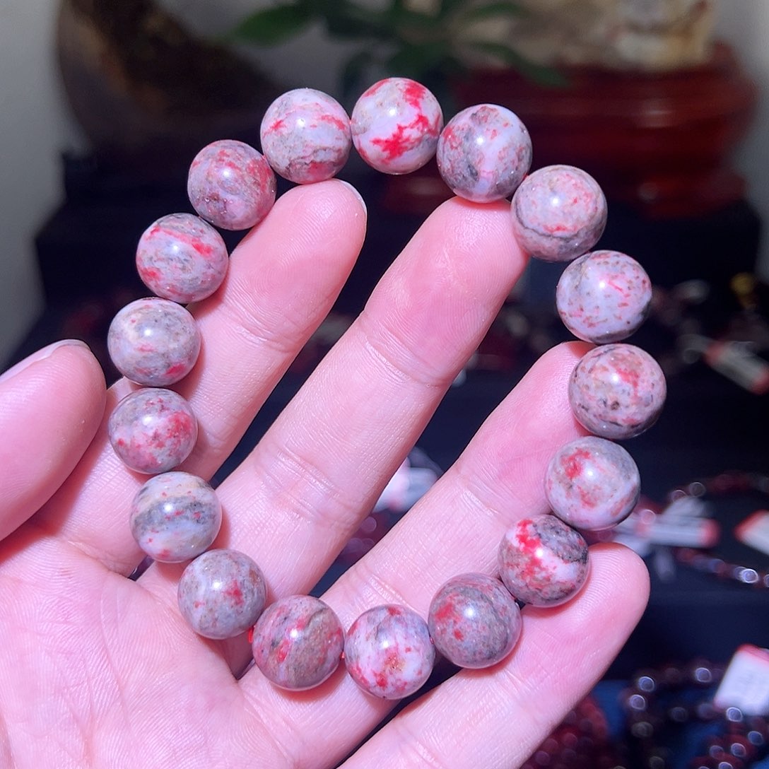 天然辰砂纯天然手串