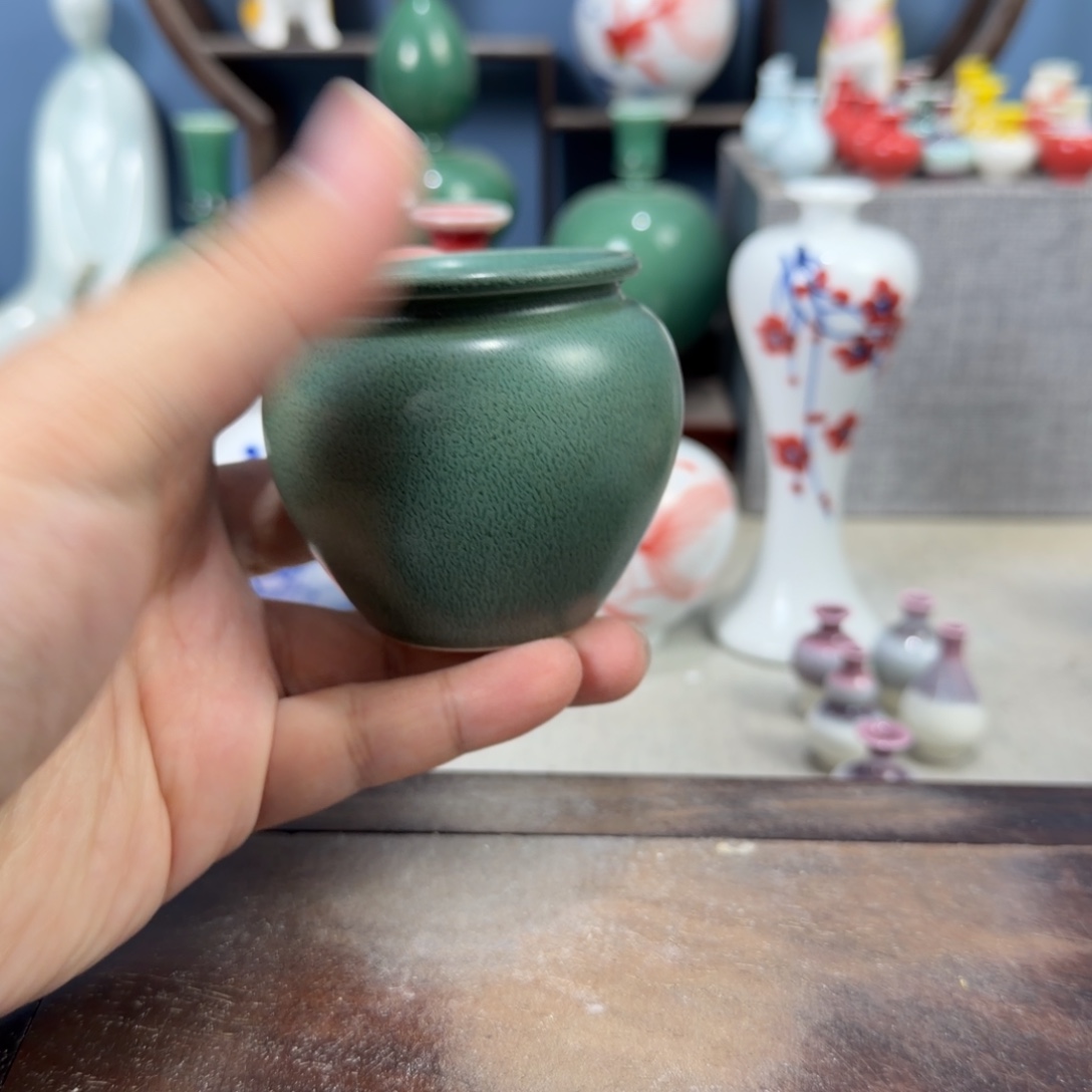 陶瓷手工小花器摆件