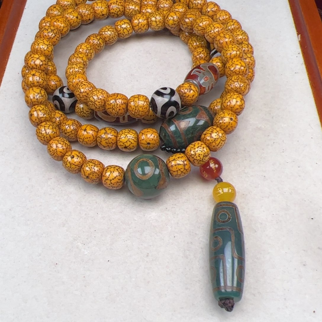 黑***熬吊坠星月菩提星月