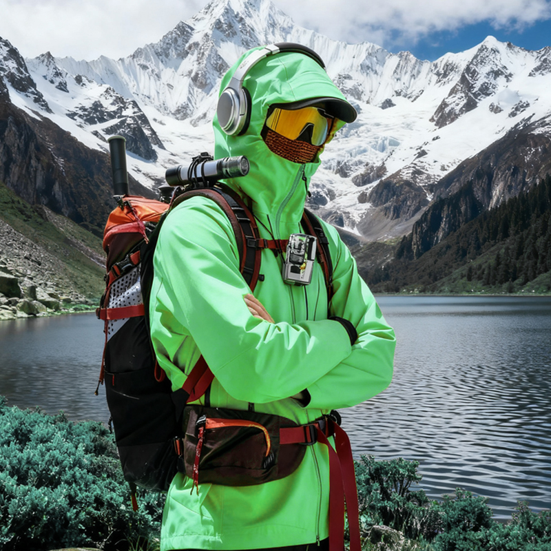户外运动羽绒服秋冬男女防水保暖鸭绒户外滑雪服冲锋衣25001