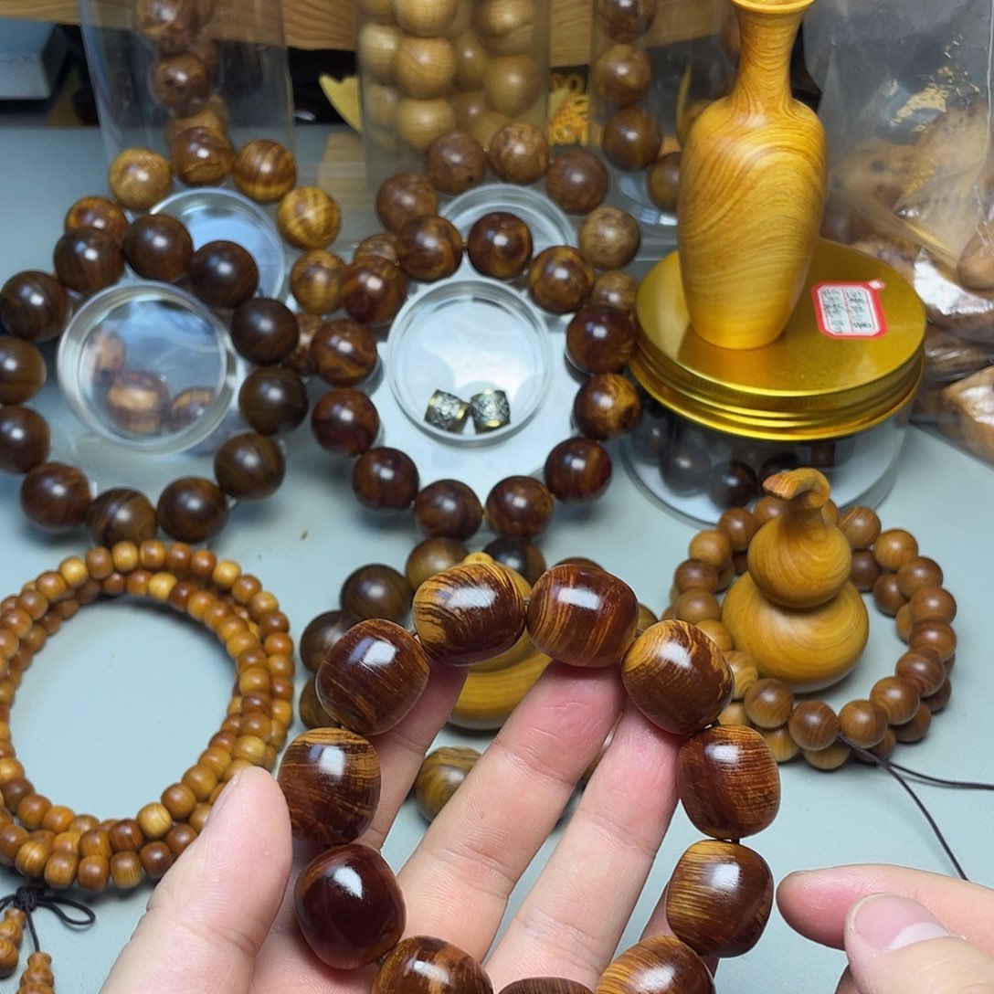 柏木（崖柏）太行崖柏1.8枣珠黑油玉化