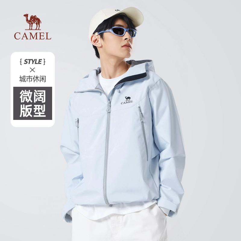 骆驼山海2.0男装三防夹克男款2025防风秋冬户外进藏保暖登山外套