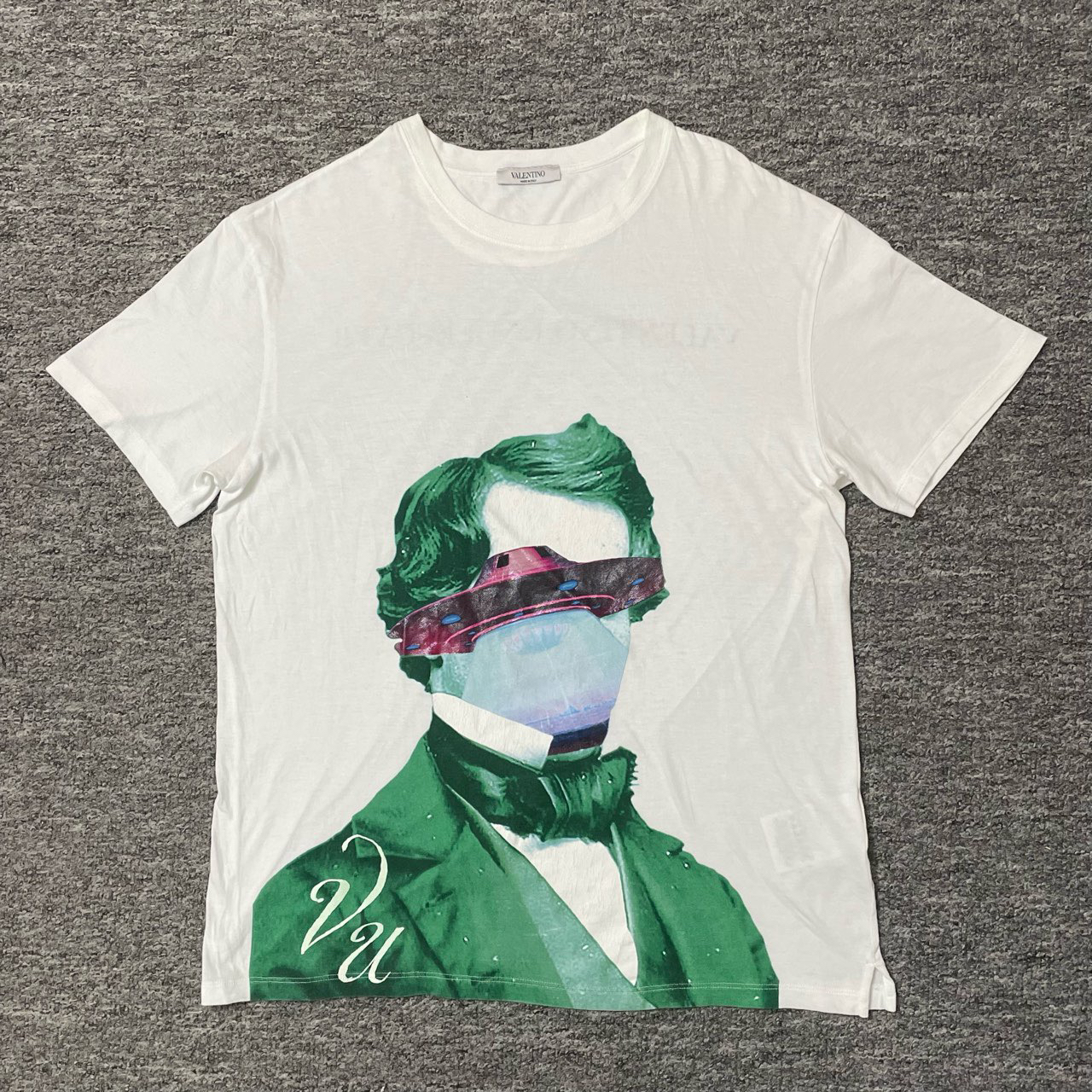 95新 Valentino/华伦天奴 S码/华伦天奴人物短袖/10387