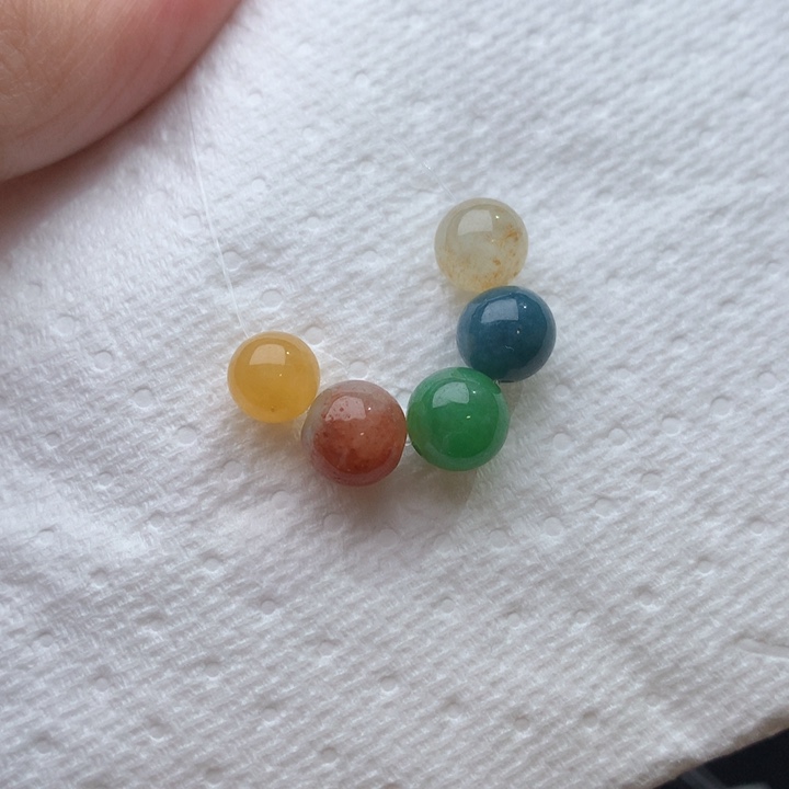 定制翡翠未镶嵌卡7加油画款