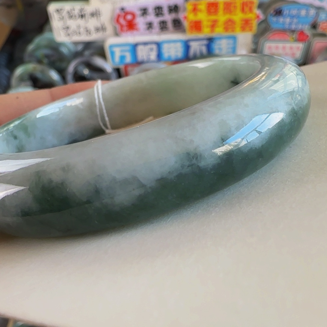 未镶嵌手镯翡翠老坑55不退
