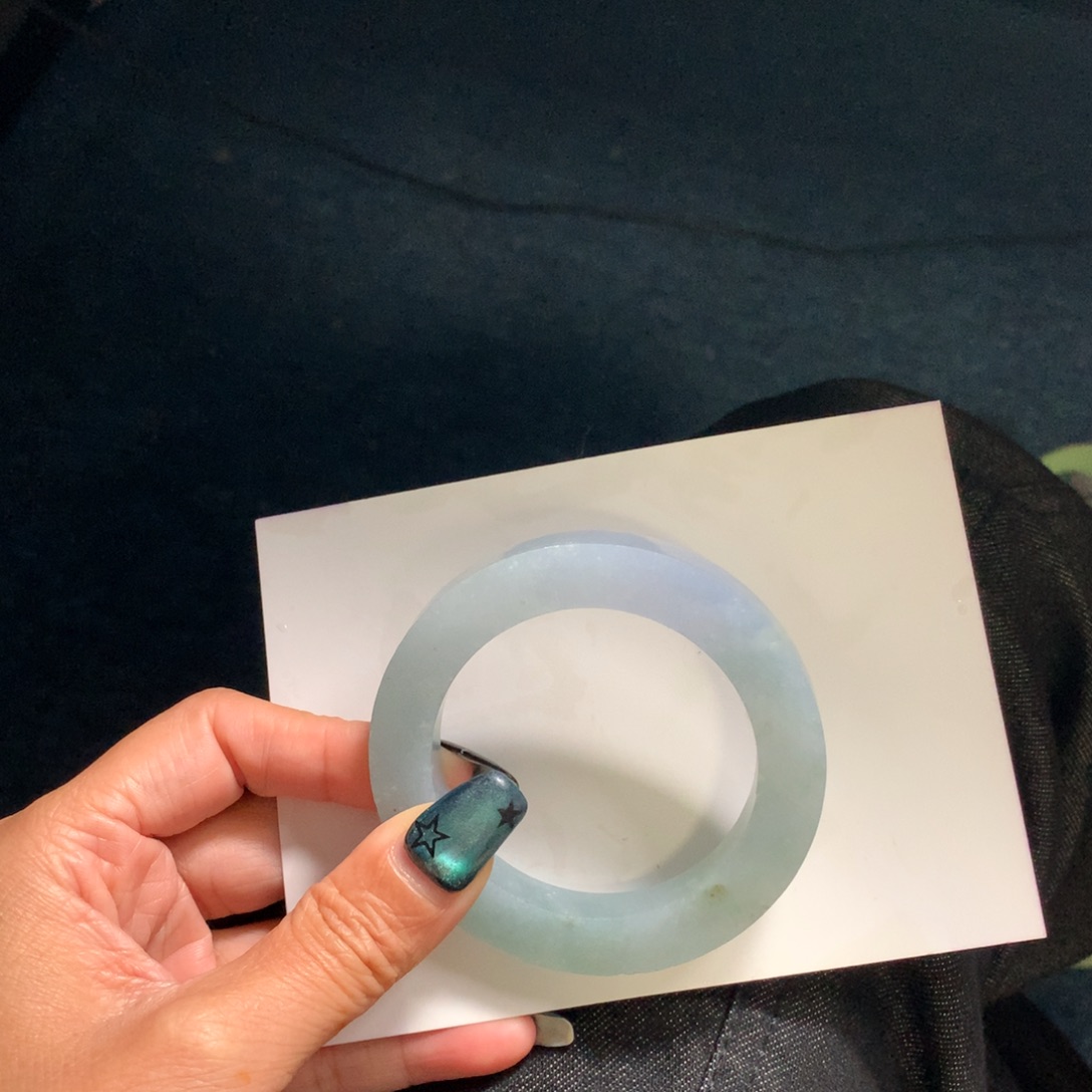 定制翡翠未镶嵌翡翠A货手镯定制