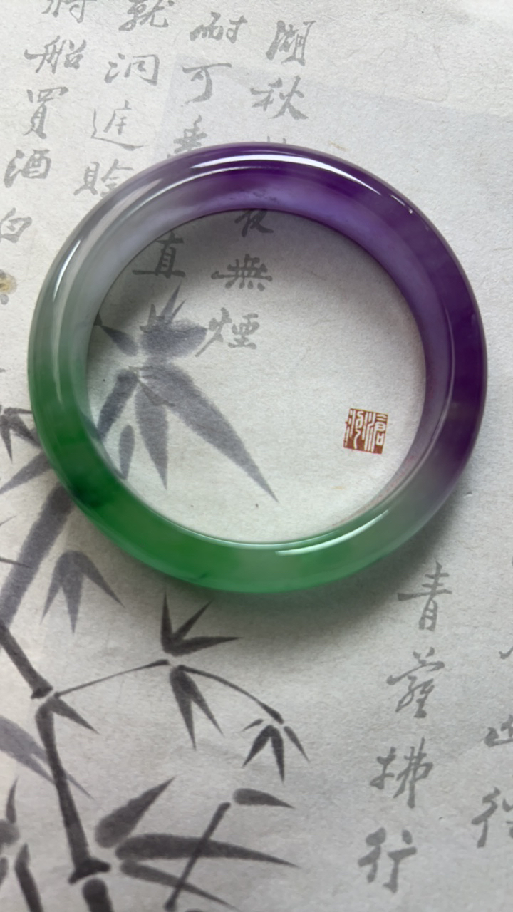 W1935➕五八缅甸翡翠手镯