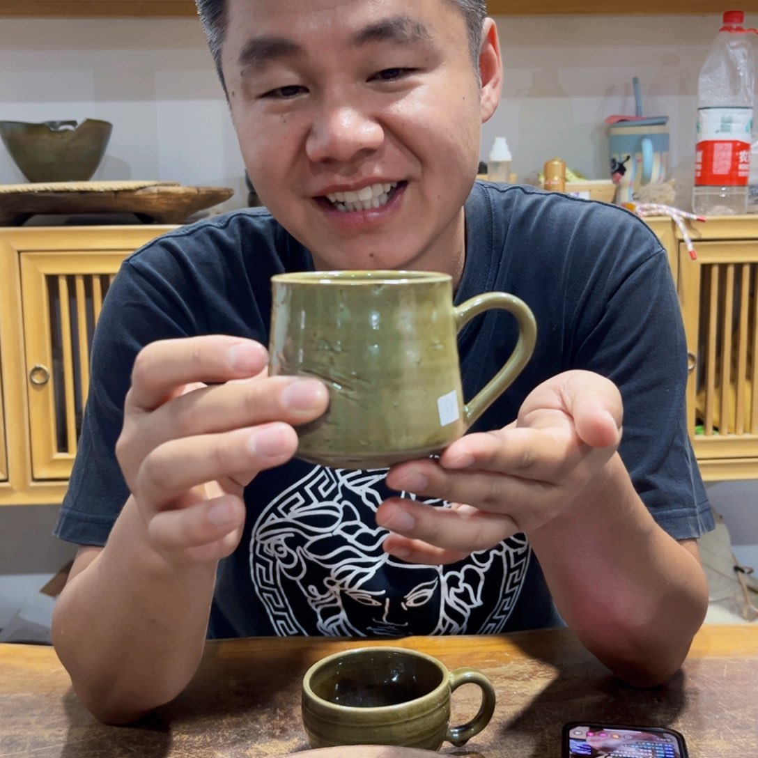油画浪鬼柴烧作品