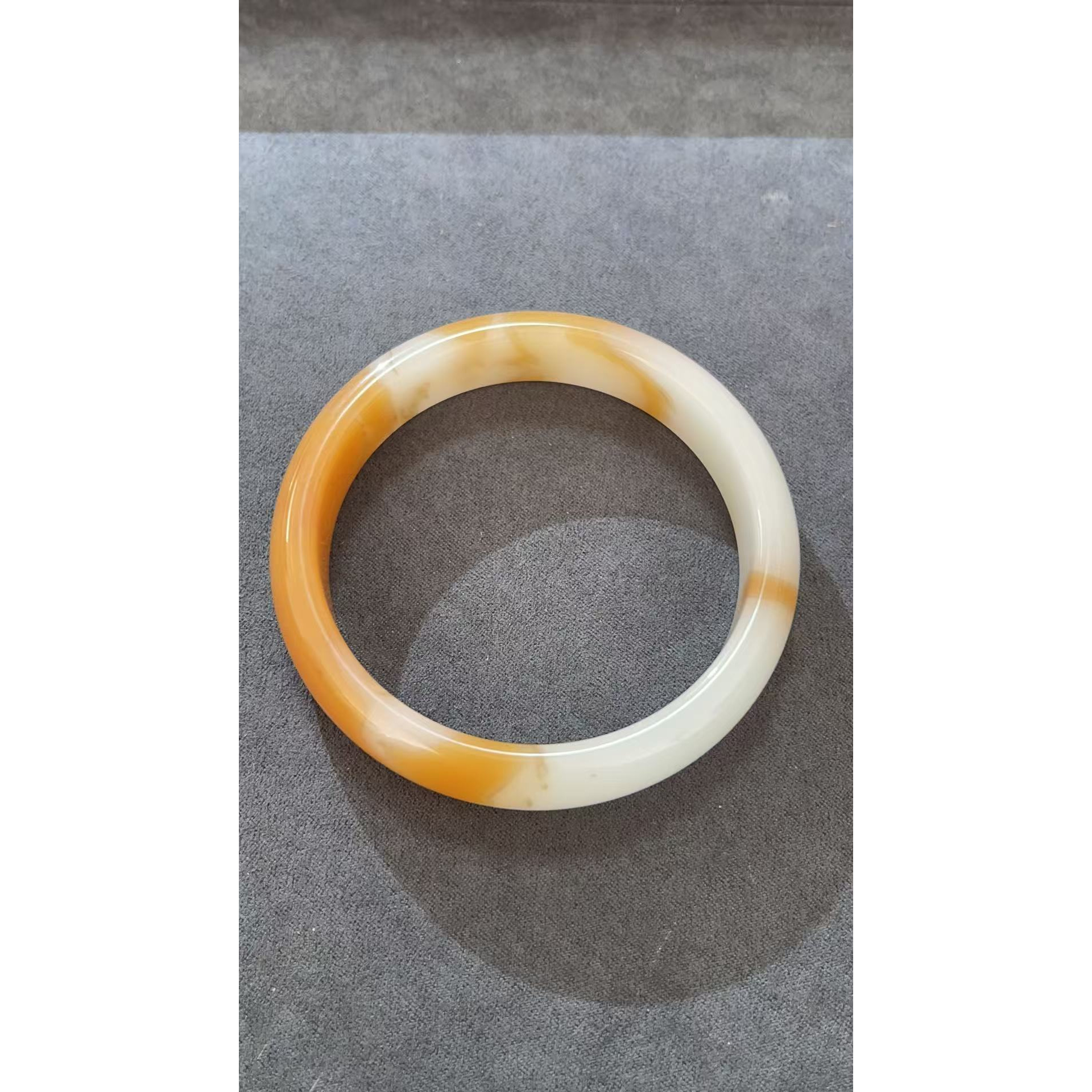 手镯 福玺甄选黄白手镯7213