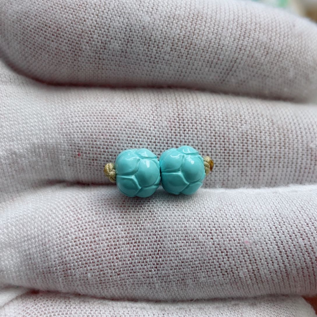 绿松石珠宝奇石未镶嵌