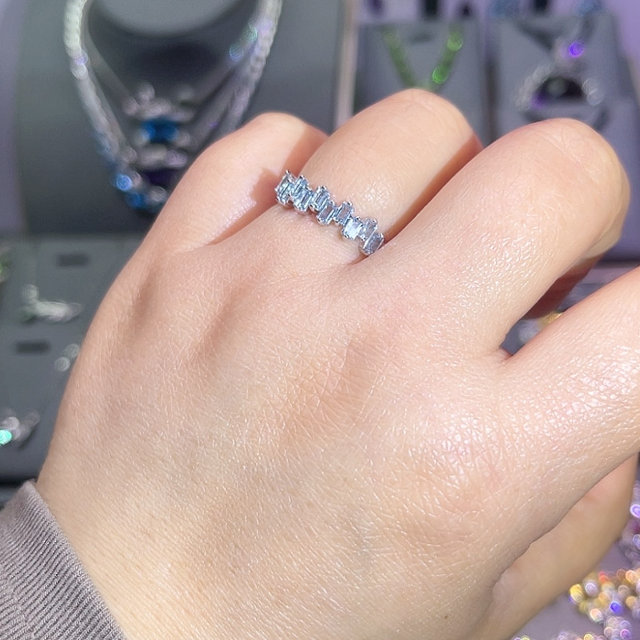 【闪购商品】托帕石戒指银S925镶嵌