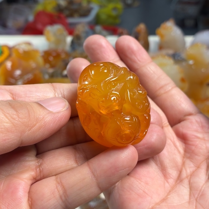 玛瑙/玉髓未镶嵌吊坠(不含链)