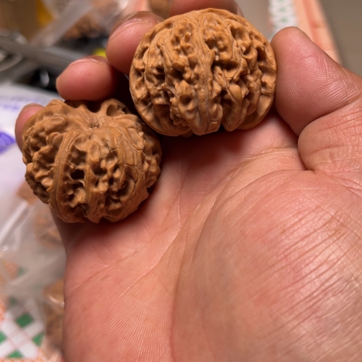 【闪购商品】小****6文玩核桃木制手把件