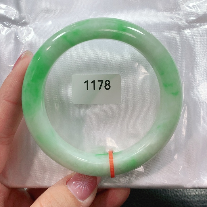 翡翠手镯未镶嵌天然翡翠手镯5503