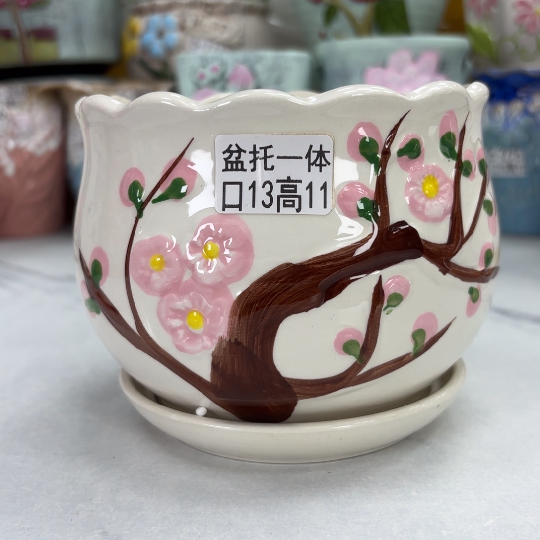 @夏西陶瓷花盆@@5886