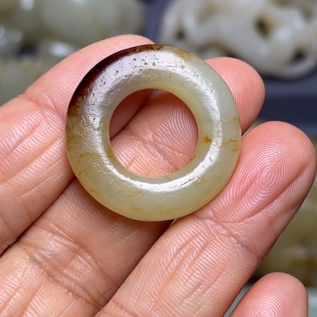 和田玉（糖玉）挂件未镶嵌