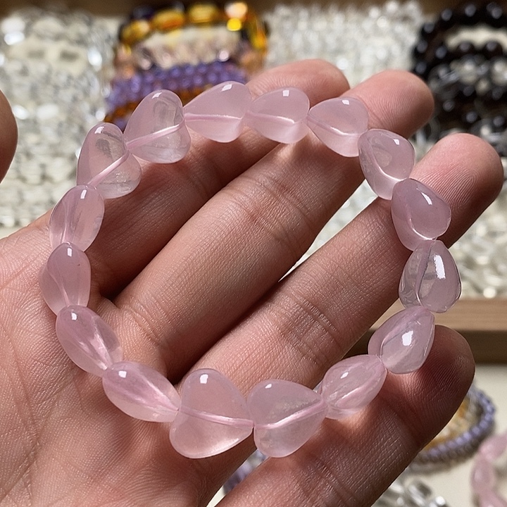 非金属卡12mm星光粉爱心 