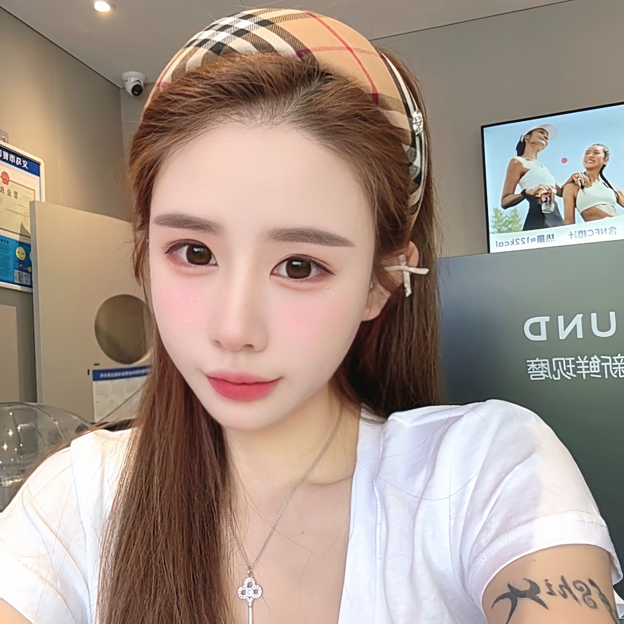 欧美高级法式经典款复古格纹海绵高颅顶发卡头发箍气质女百搭宽边