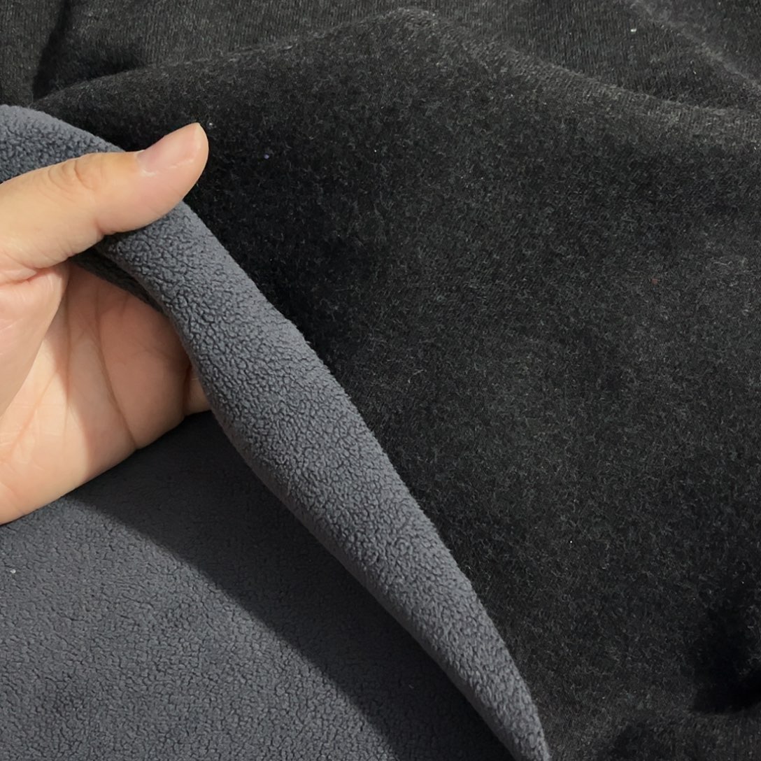 深灰色羊毛拉架符合奥利绒1.5米长手