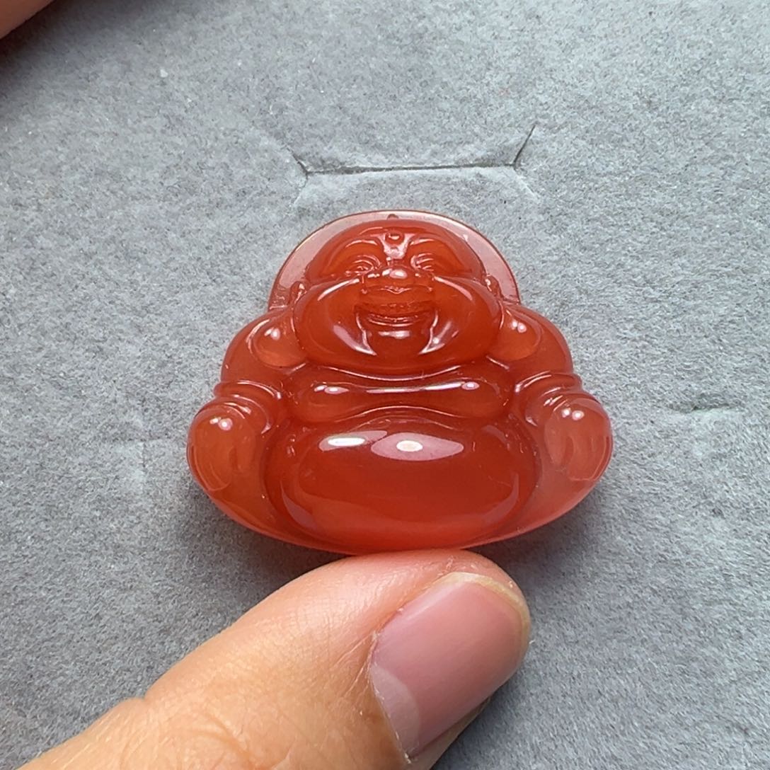 南红玛瑙吊坠未镶嵌