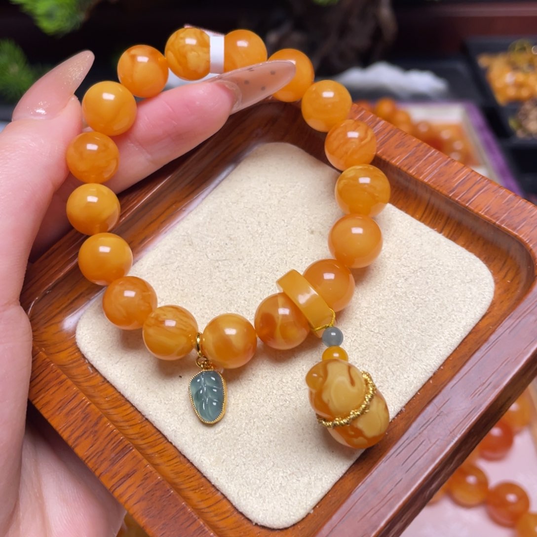 蜜蜡手链未镶嵌手串