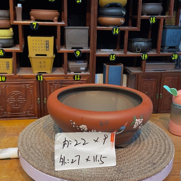 紫砂花盆紫砂花盆