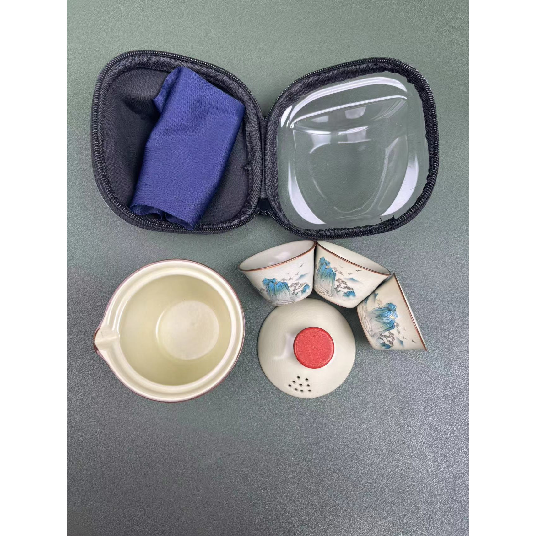 黄汝山水三杯旅行套D10