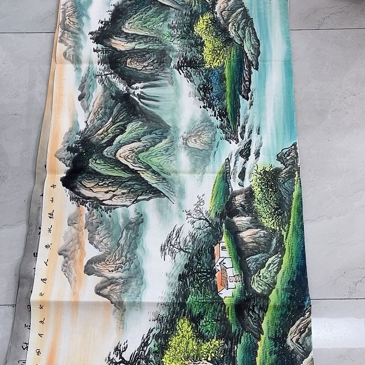 国画在这种装修正在做