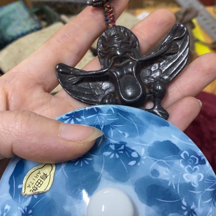 摆件中古工艺品一件