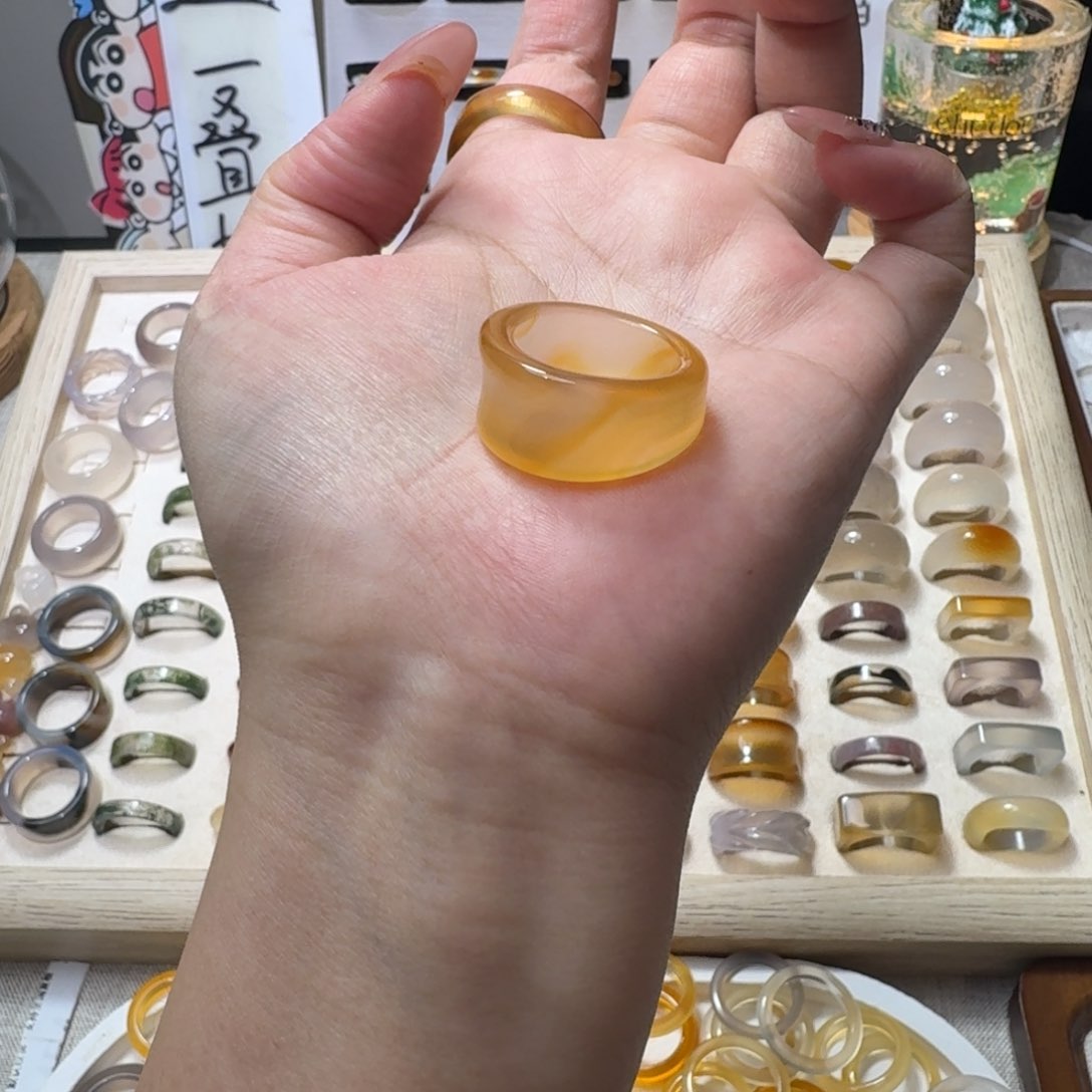 未镶嵌戒指玛瑙/玉髓830港20