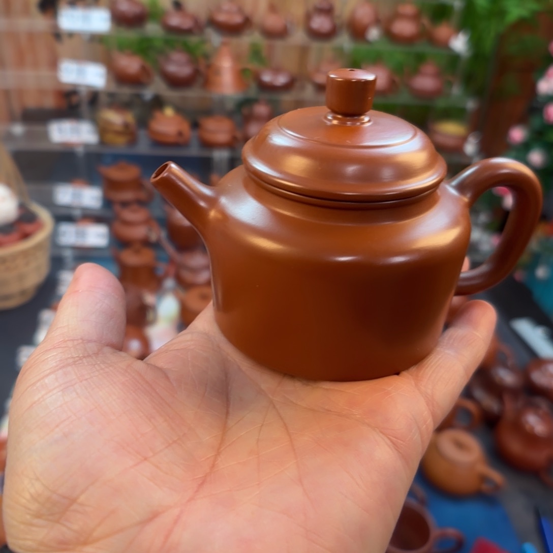 朱泥茶壶溪**山朱泥茶壶120C