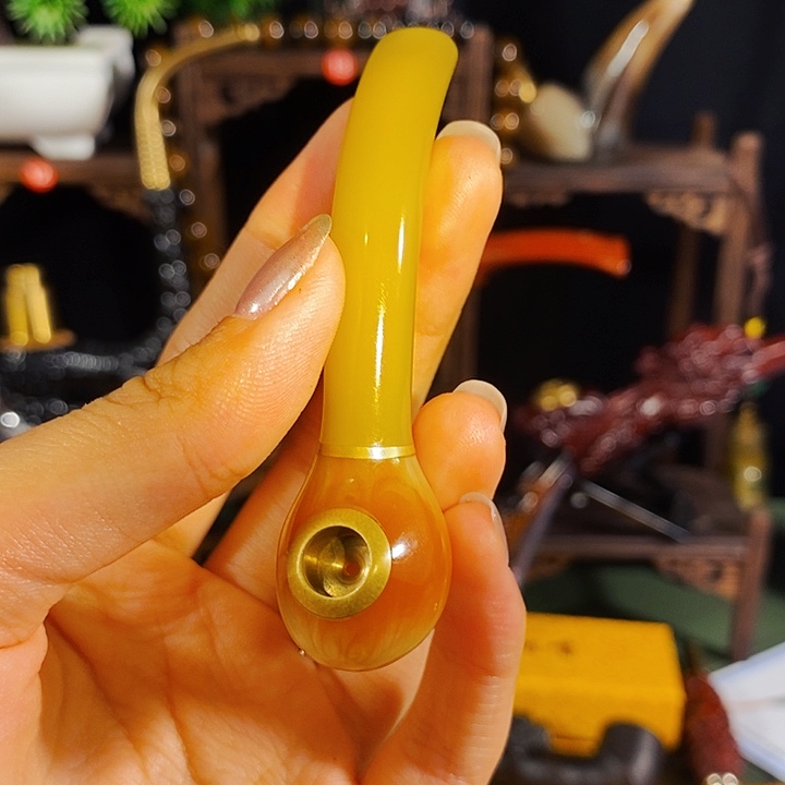 高端定制金丝楠烟嘴