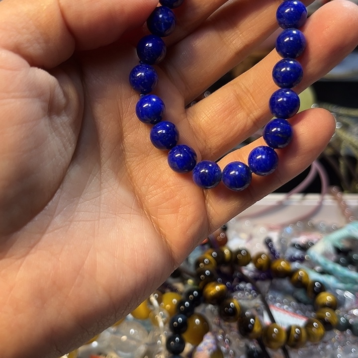 未镶嵌水晶手链天然青金石手串