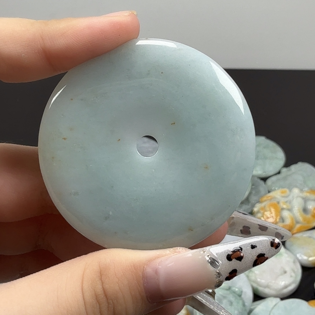 翡翠未镶嵌耳饰翡翠