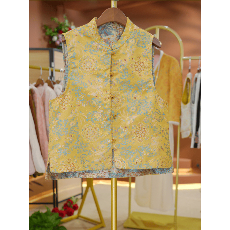 【念安-马甲】2025秋季新款盘扣马甲